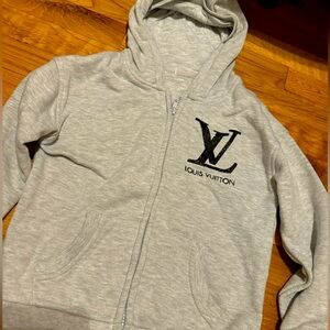 Hooded zip up